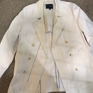 Men’s Banana Republic Beige Trench Coat Size Small